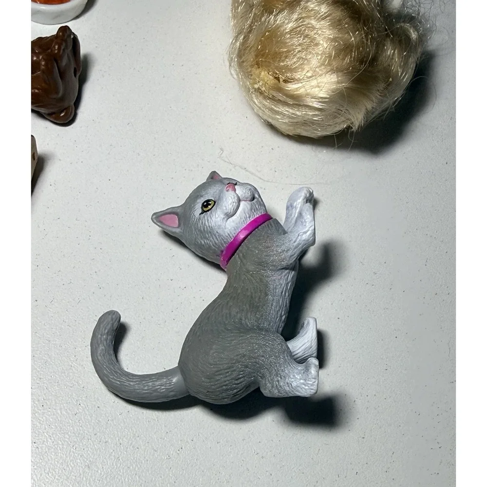 Barbie Pet Lot of 14. Marshmallow Cat, Dalmatian , Flocked Lab, Poodles +